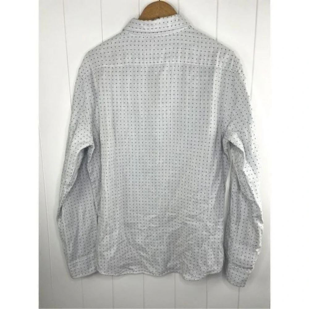 NWT‎ Banana Republic Untucked Fit Warm Long Sleeve Button Down Shirt Size L